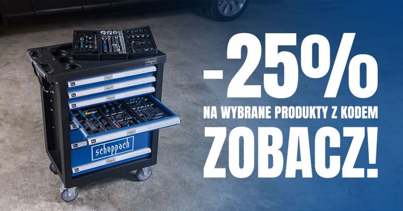 Promocja na wybrane produkty Scheppach
