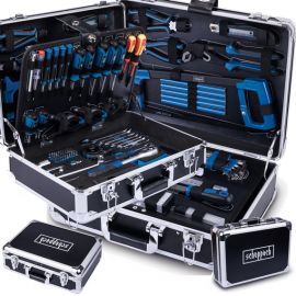 Zestaw kluczy Scheppach TB200 w walizce - 141 elementów - zdjęcie 1