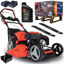 Kosiarka spalinowa Scheppach MS225-53E elektrostart + olej + nóż - zdjęcie 1